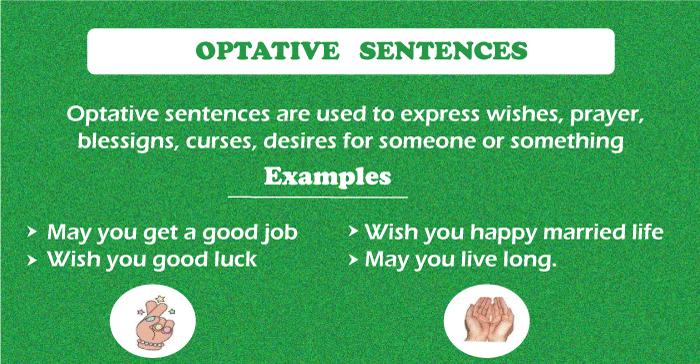 Optative sentences