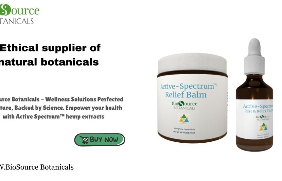 ethical supplier of natural botanicals