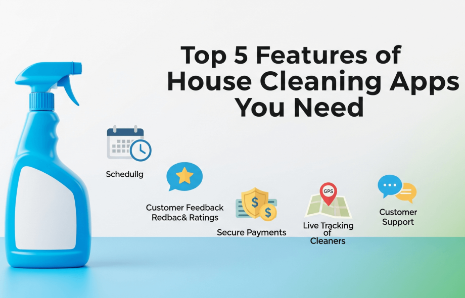 Top 5 Features of House Cleaning Apps You Need